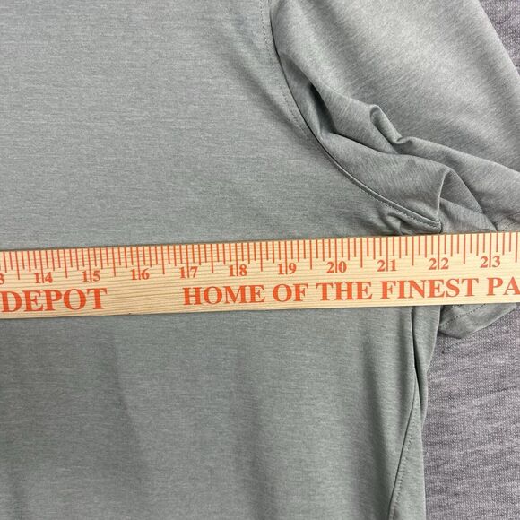 Oakley Shirt Mens Medium Gray Short Sleeve Golfing Polo Lightweight Regular Fit - Picture 8 of 8